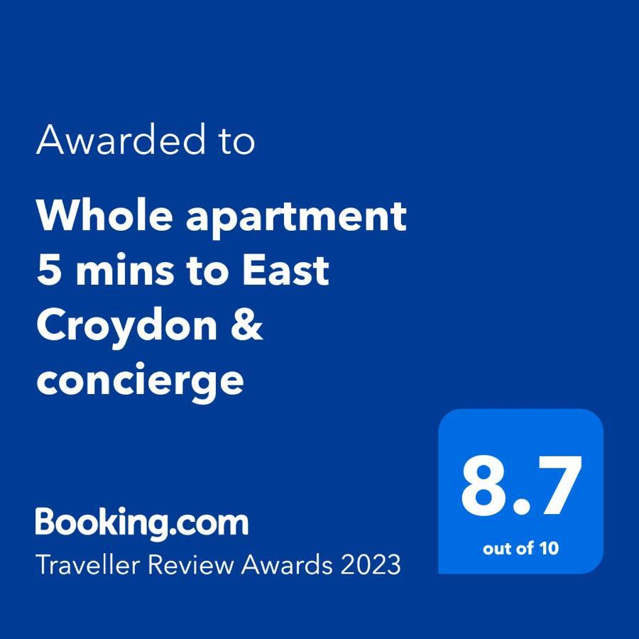 Whole Apartment 5 Mins To East Croydon & Concierge Londres Exterior foto